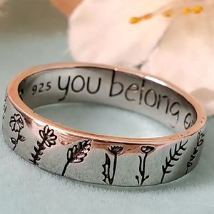 F1 NEW 925 Wildflower Ring Bohemia Ring